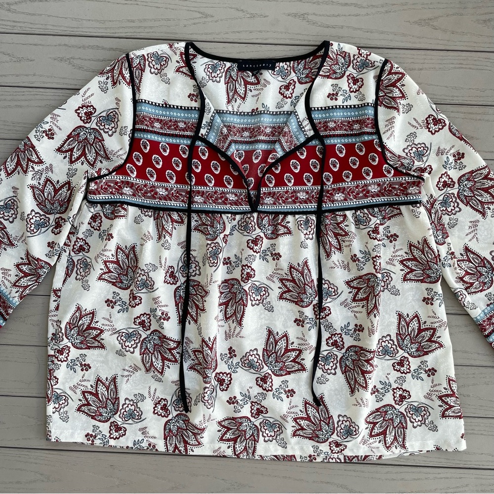 Sanctuary Bohemian Paisley Blouse S